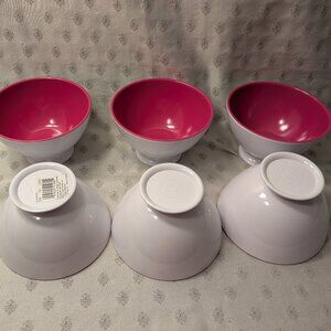 New! Set of 6 Melamine 5 1/2" Bowls